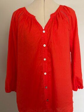 Emily Daniels red Top-bloyse size M